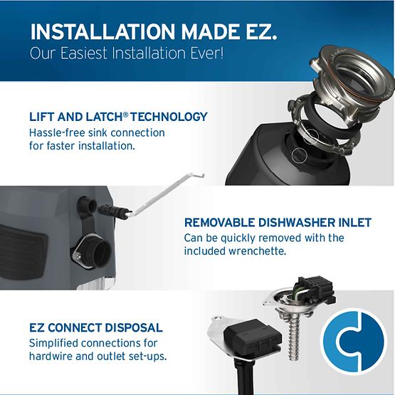Insinkerator PRO1250 Pro Series 1.25 HP Garbage Disposal