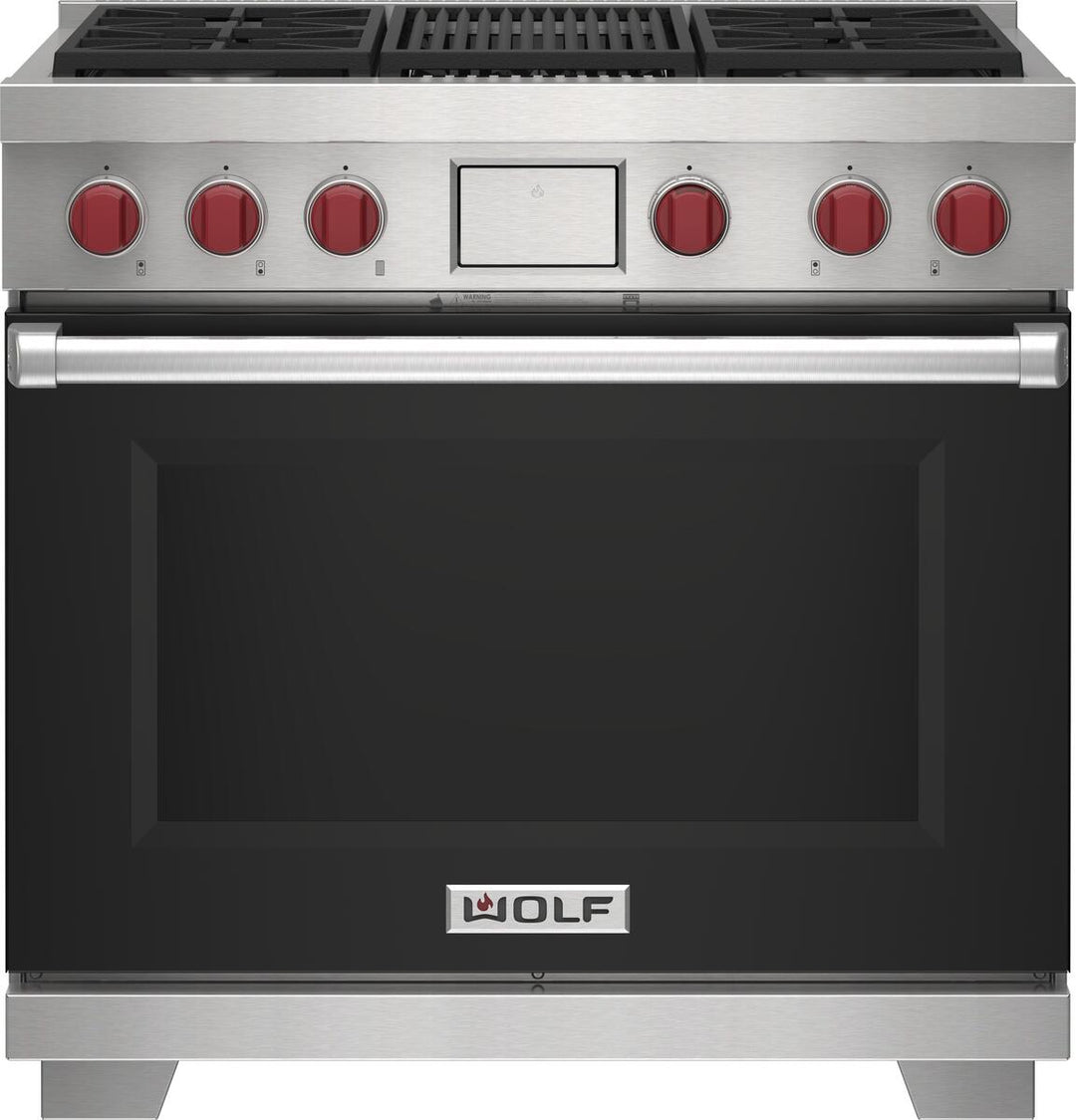 Wolf Dual Fuel Range Burners with Infrared Charbroiler