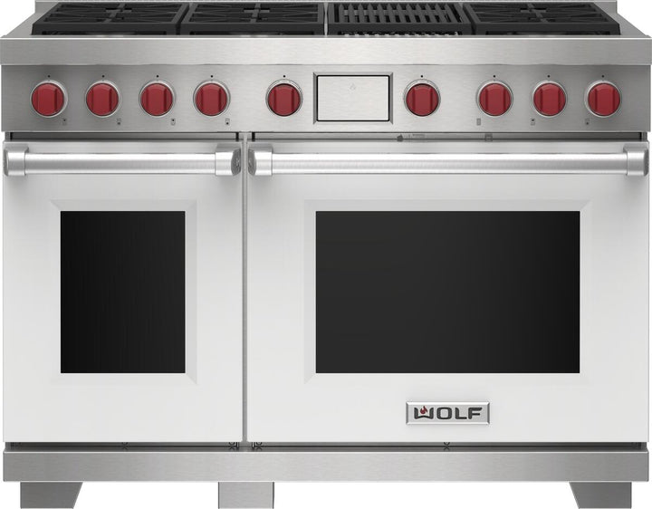 Wolf Dual Fuel Range Burners with Infrared Charbroiler