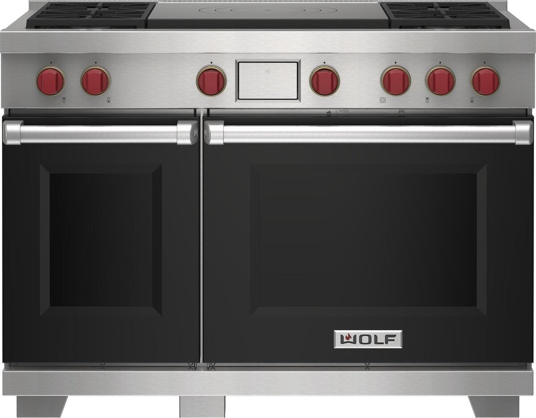 Wolf Dual Fuel Range Burners And French Top
