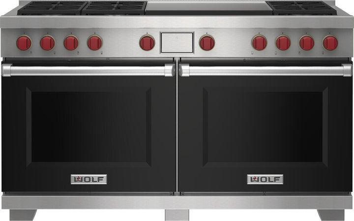 Wolf Dual Fuel Range Burners And Infrared Dual Griddle