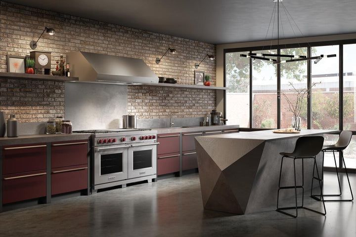 Wolf Dual Fuel Range Burners And Infrared Dual Griddle