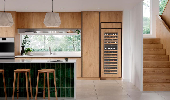 Sub-Zero Refrigerator, 30" Wine Storage Glass Door Overlay