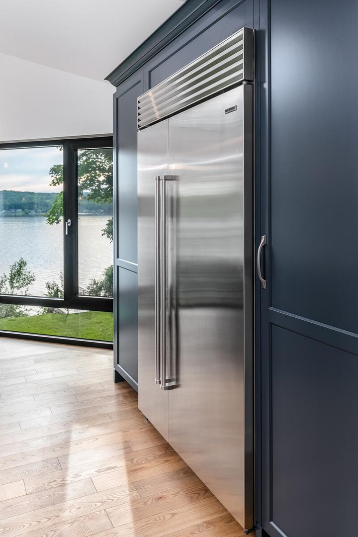 Sub-Zero Refrigerator, 48" Built-in Side-by-side Stainless Steel
