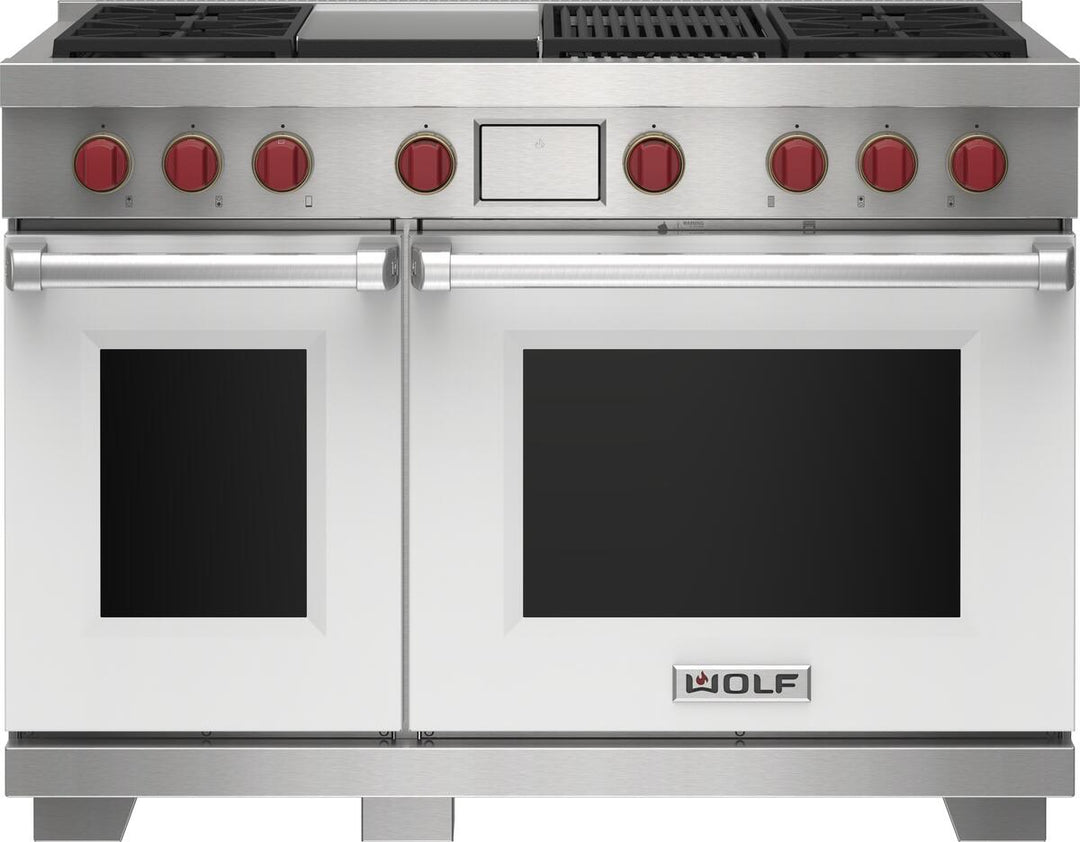 Wolf Dual Fuel Range Burners Infrared Charbroiler And Infrared Griddle