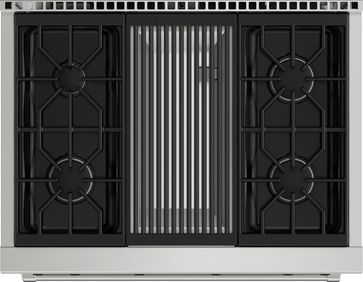 Wolf Gas Range Burners with Charbroiler