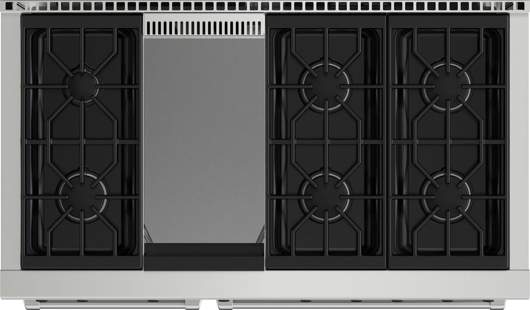 Wolf Gas Range Burners with Griddle