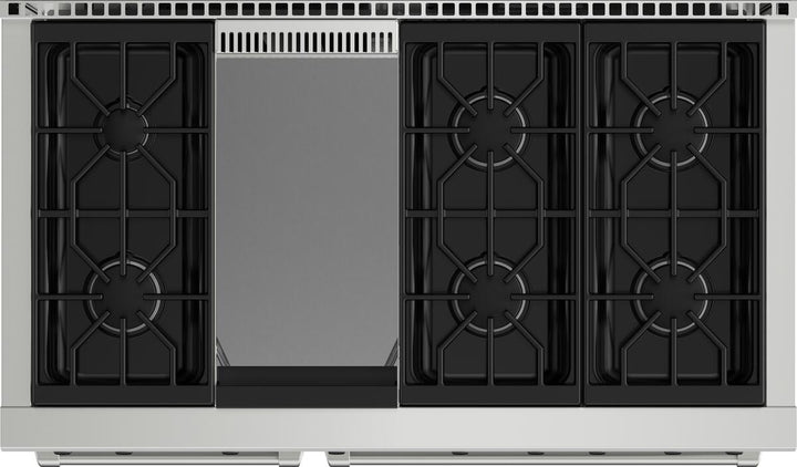 Wolf Gas Range Burners with Griddle