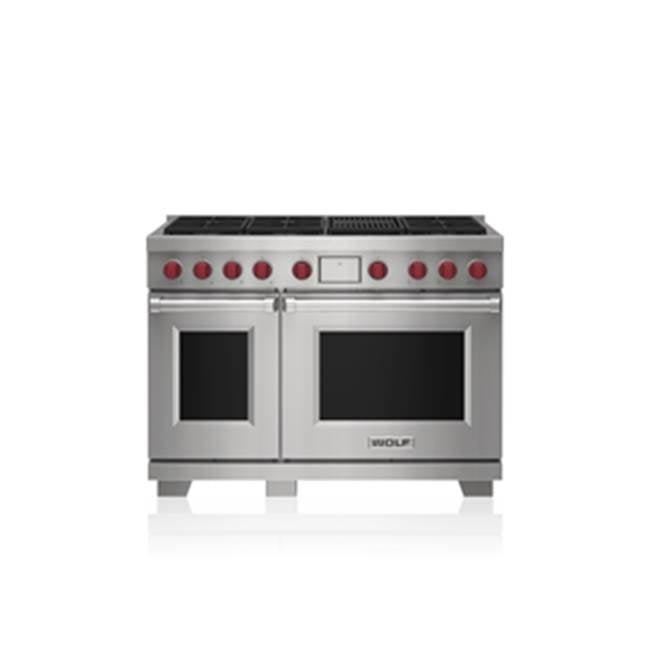 Wolf Dual Fuel Range Burners with Infrared Charbroiler