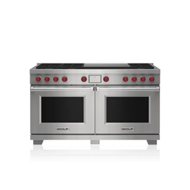 Wolf Dual Fuel Range Burners And Infrared Dual Griddle