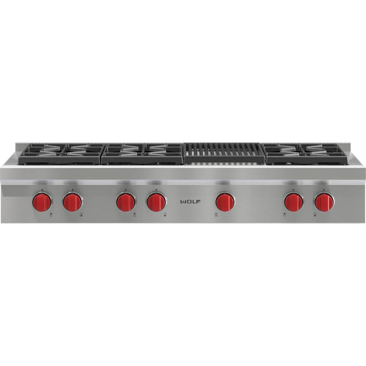 Wolf Sealed Burner Rangetop Burners with Charbroiler