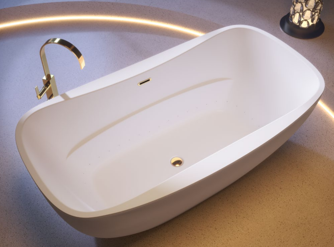 BainUltra Libra Stella 70" x 38" Freestanding Bathtub