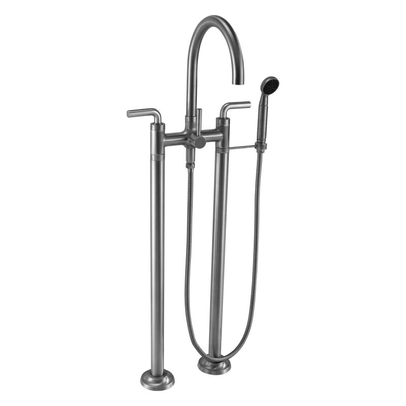 California Faucets Descanso Industrial Floor Mount Tub Filler
