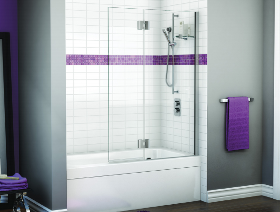 Fleurco VWGSH24 Monaco Square Top Tub Shield with Fixed Panel