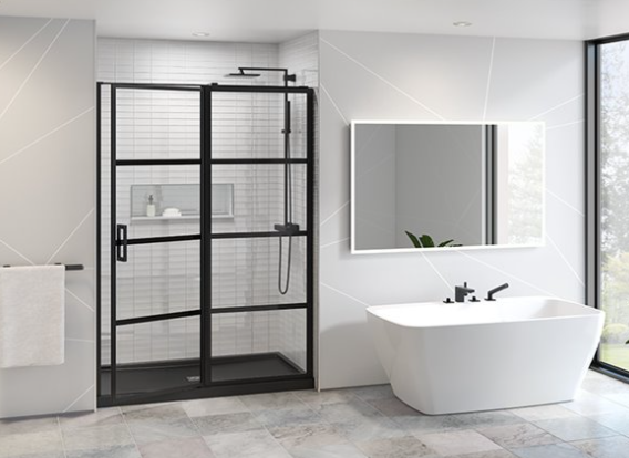 Fleurco Latitude In Line Pivot Shower Door