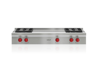 Clearance Showroom Display Special: Wolf SRT484F 48" Rangetop