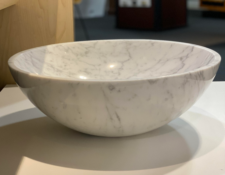 Stone Forest C25 Beveled Round Vessel Sink
