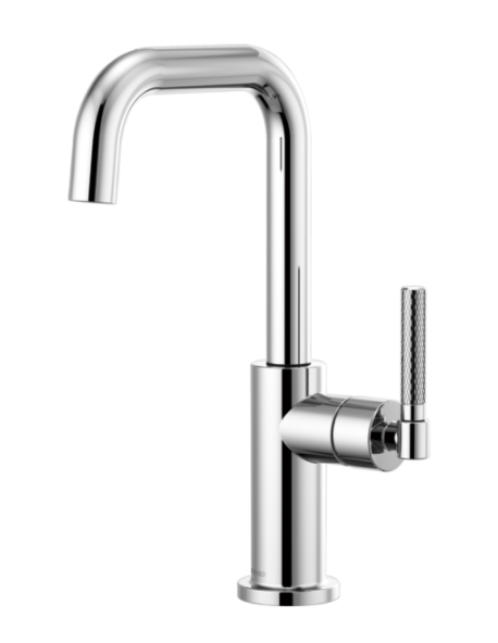 Brizo 61053LF Litze Bar Faucet with Square Spout and Knurled Handle