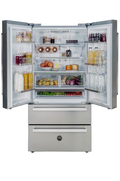 Bertazzoni Counter Depth French Door Refrigerator 36" Internal Ice Maker