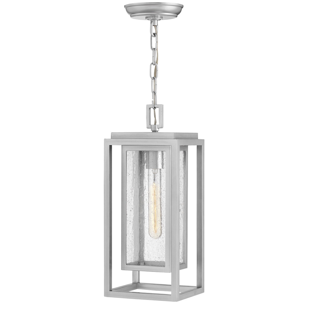 Hinkley Republic 12V Outdoor Pendant in Satin Nickel
