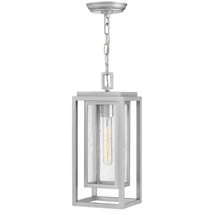 Hinkley Republic 12V Outdoor Pendant in Satin Nickel