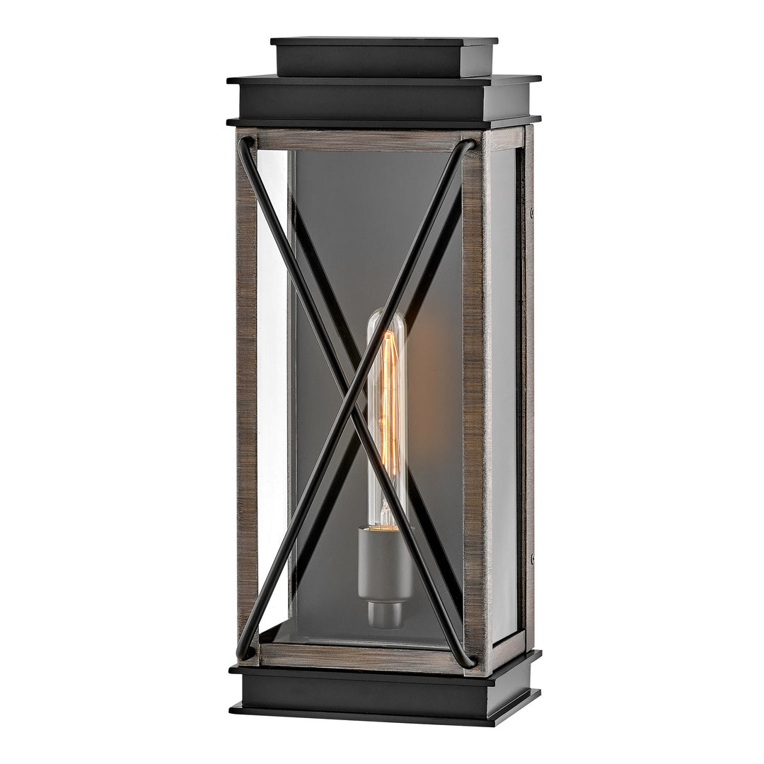 Hinkley Montecito Outdoor Wall Sconce in Black (view 2)