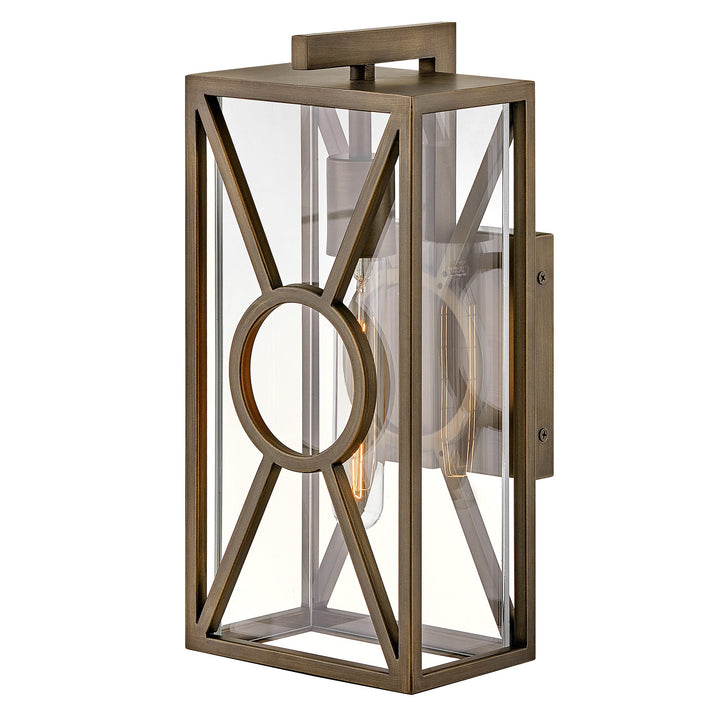 Hinkley Brixton 120V Outdoor Wall Sconce in Burnished Bronze
