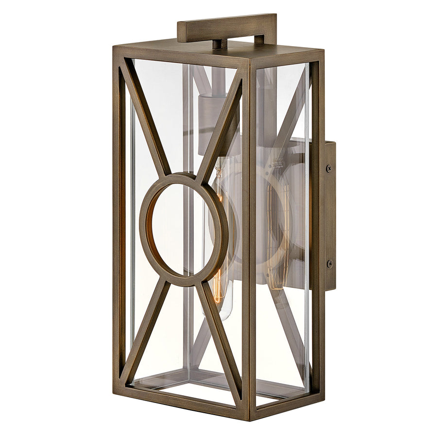 Hinkley Brixton 120V Outdoor Wall Sconce in Burnished Bronze