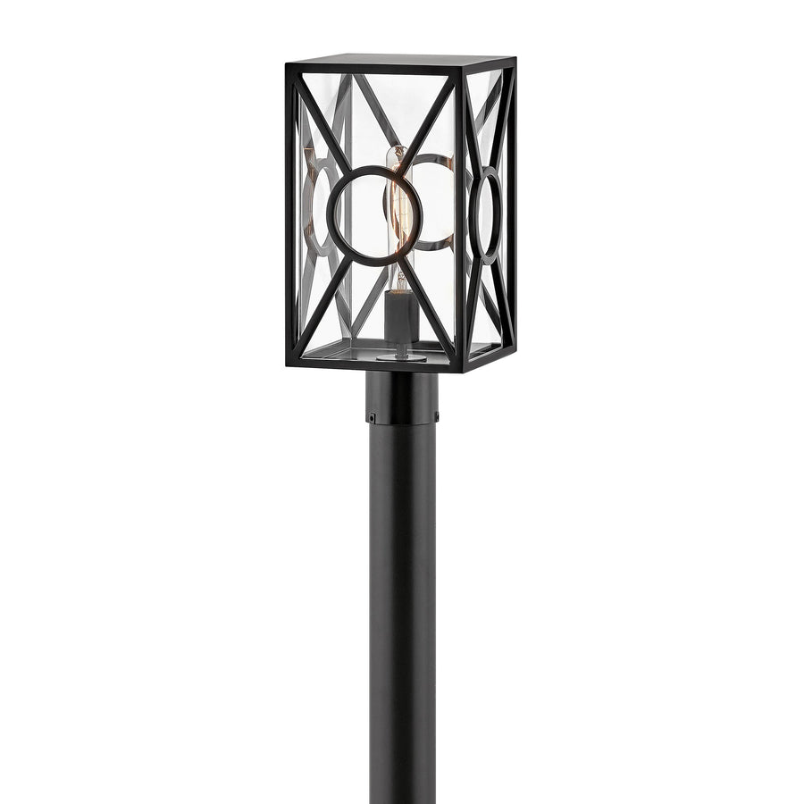 Hinkley Brixton 120V Outdoor Post / Pier Mount in Black