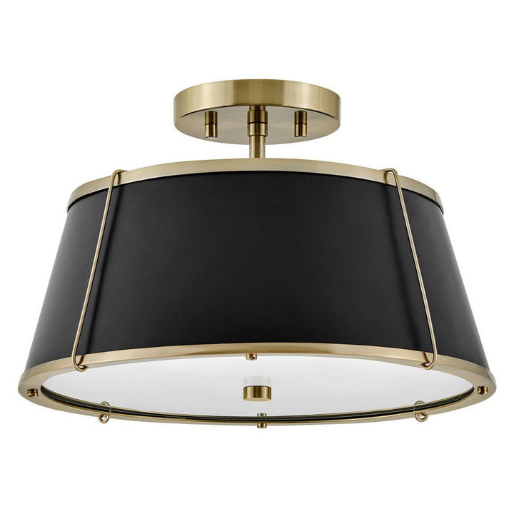 Hinkley-4893WS-Black / Warm Brass
