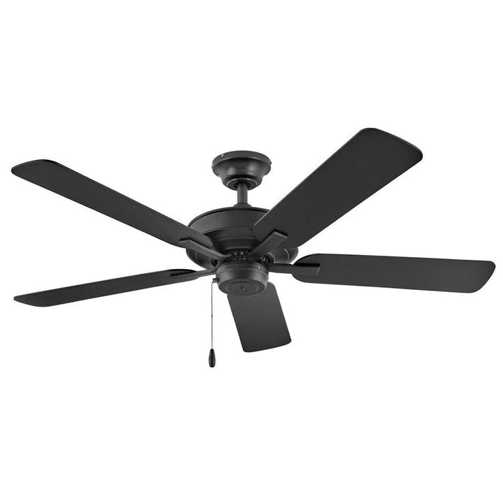 Hinkley Metro Outdoor Ceiling Fan in Matte Black