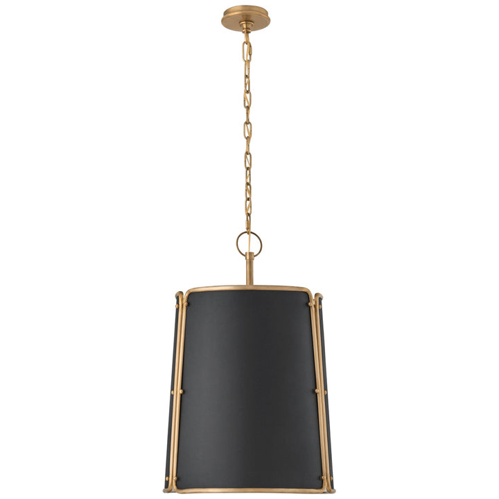 Visual Comfort Signature Hastings Pendant in Hand-Rubbed Antique Brass