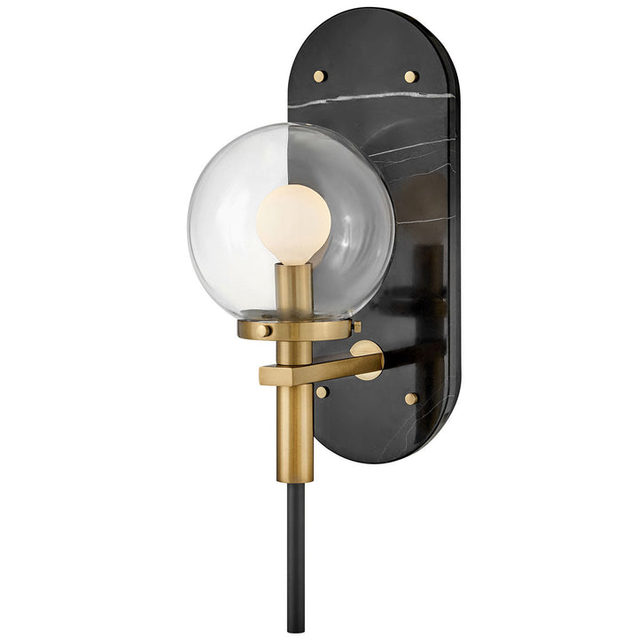 Hinkley-34590BK-Heritage Brass / Black Marble