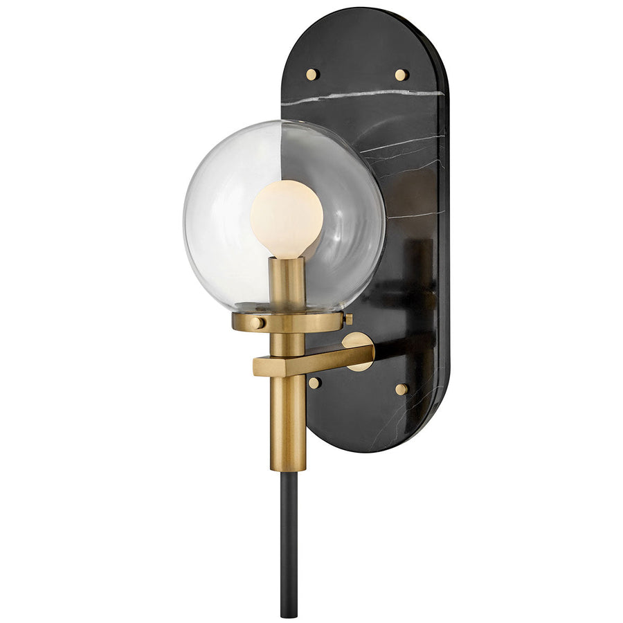 Hinkley-34590BK-Heritage Brass / Black Marble