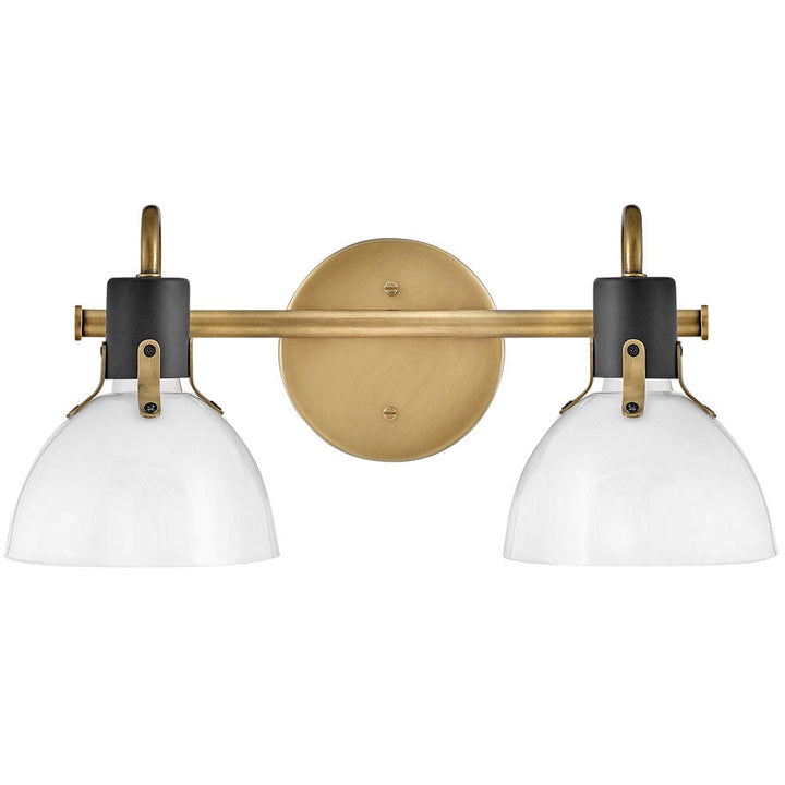 Hinkley Argo Bathroom Vanity Light in Heritage Brass