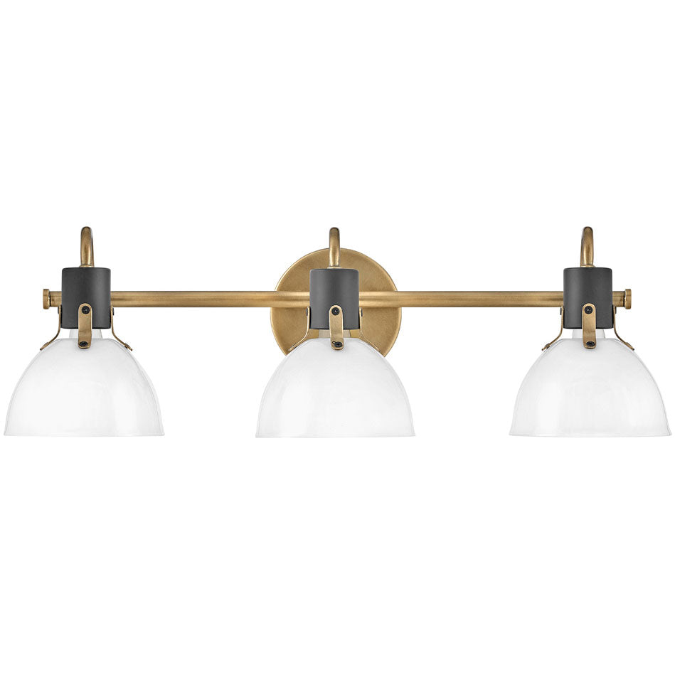 Hinkley Argo Bathroom Vanity Light in Heritage Brass (view 2)