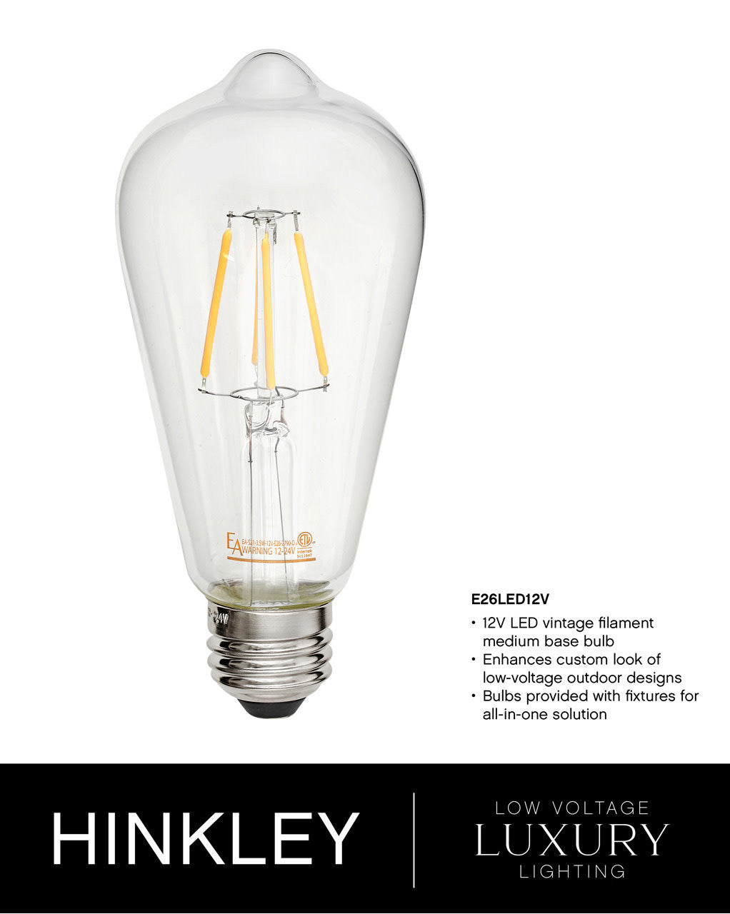 Hinkley Atwater 12V Outdoor Pier / Post Mount Lantern (view 6)