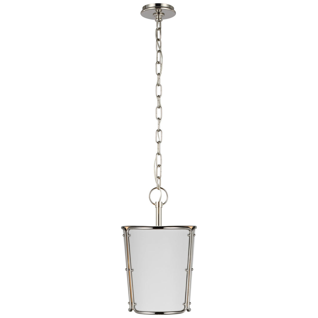 Visual Comfort Signature Hastings Pendant in Polished Nickel
