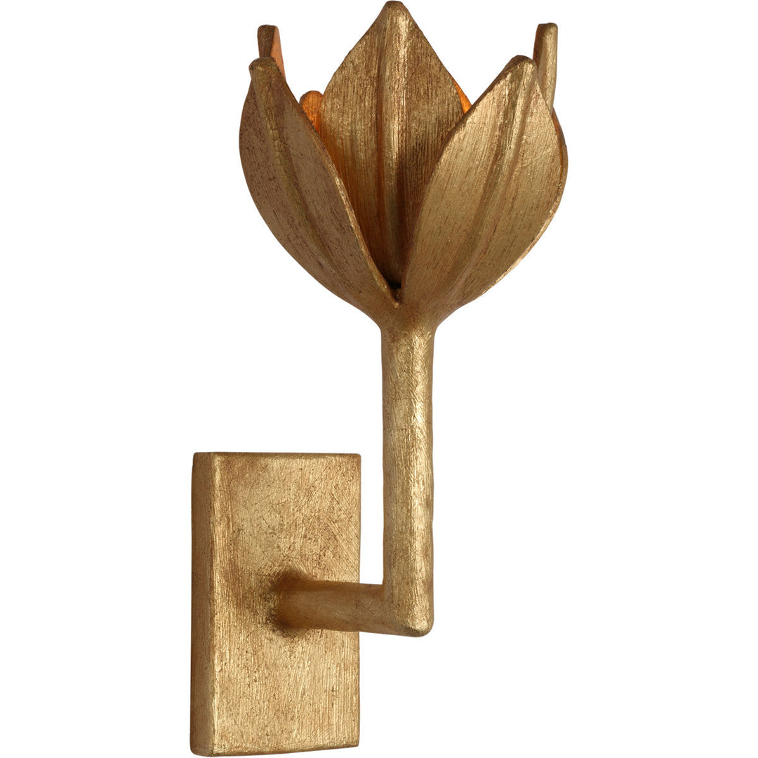 Visual Comfort Signature Alberto Wall Sconce in Antique Gold Leaf