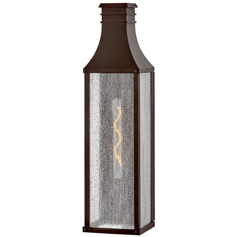 Hinkley Beacon Hill Tall Outdoor Wall Sconce in Blackened Copper