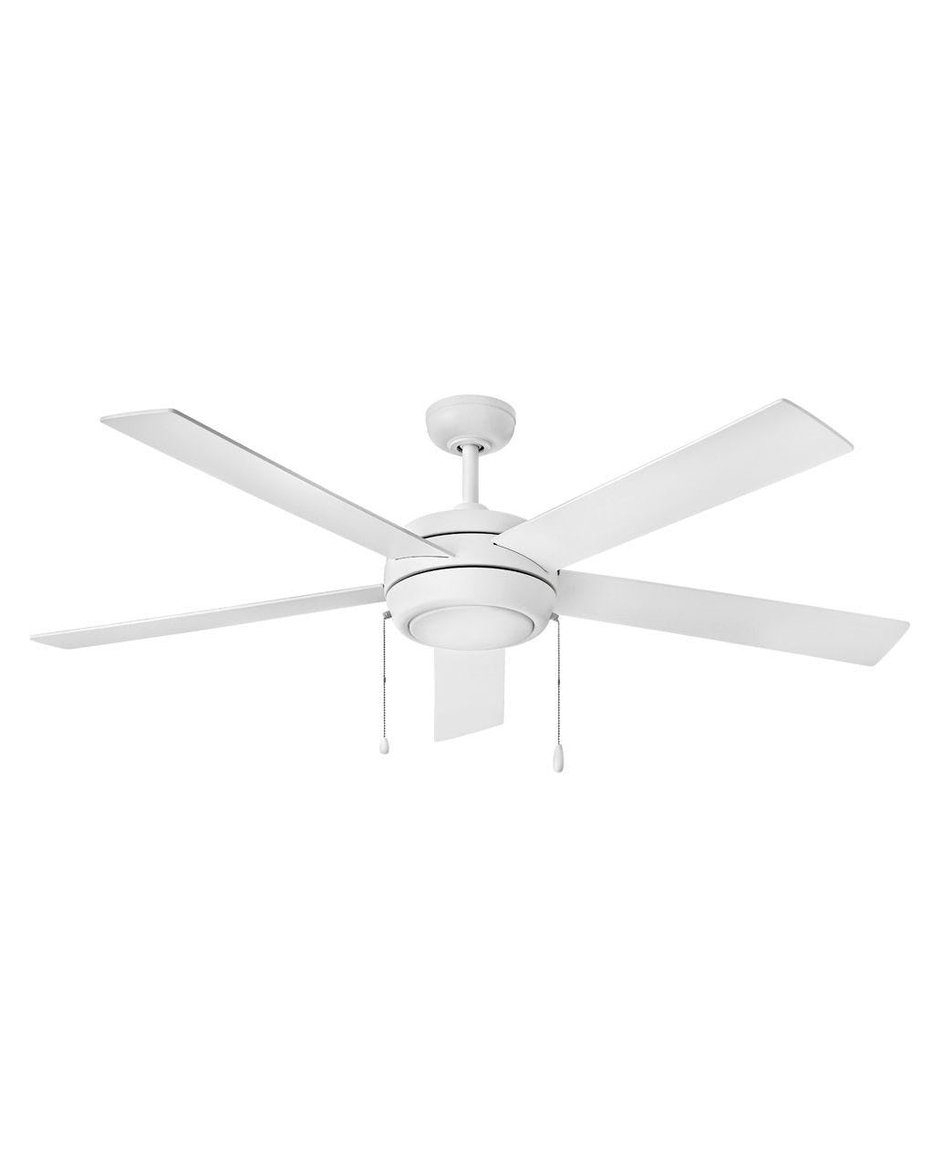 Hinkley Croft 60 Inch Ceiling Fan with Light in Chalk White