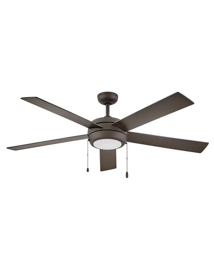 Hinkley Croft 60 Inch Ceiling Fan with Light in Metallic Matte Bronze