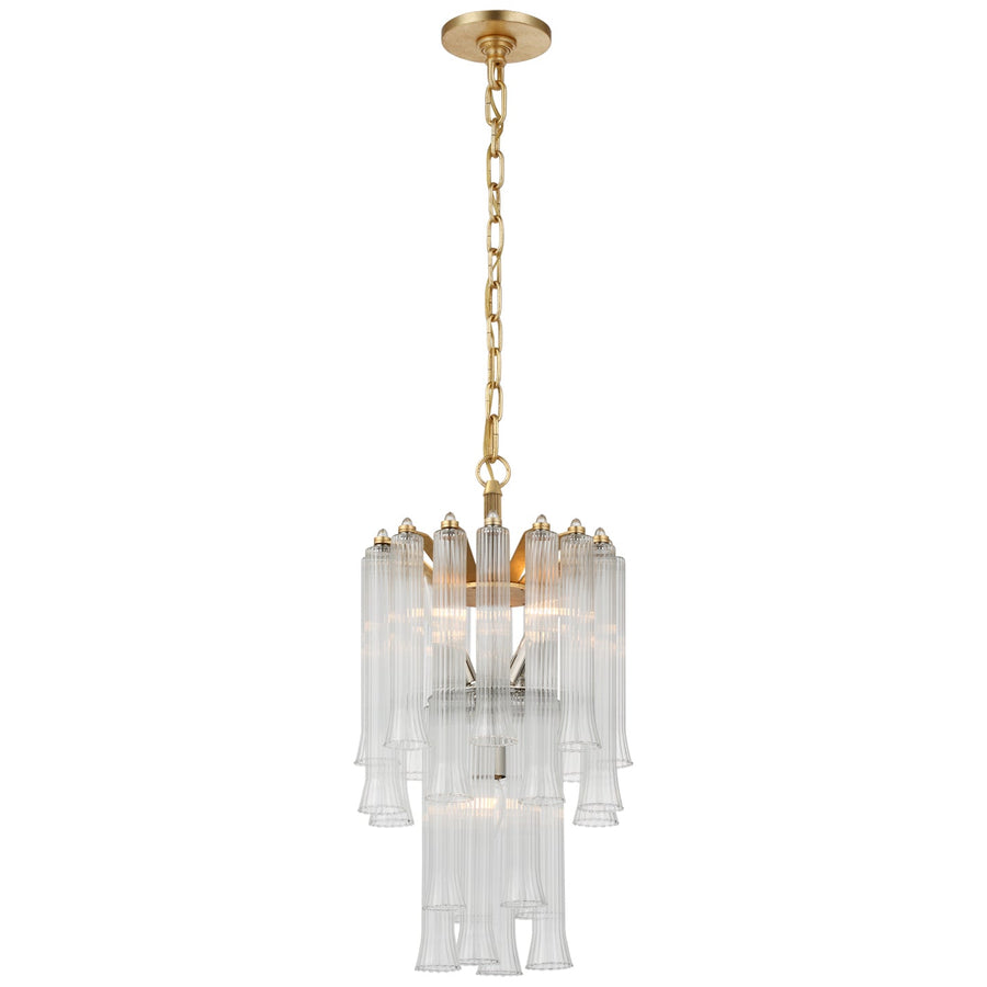 Visual Comfort Signature Lorelei Waterfall Chandelier in Gild