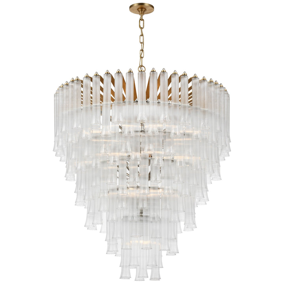 Visual Comfort Signature Lorelei Waterfall Chandelier in Gild (view 3)
