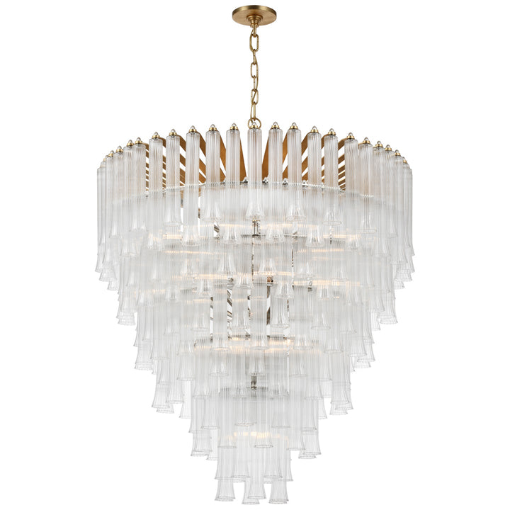 Visual Comfort Signature Lorelei Waterfall Chandelier in Gild (view 3)