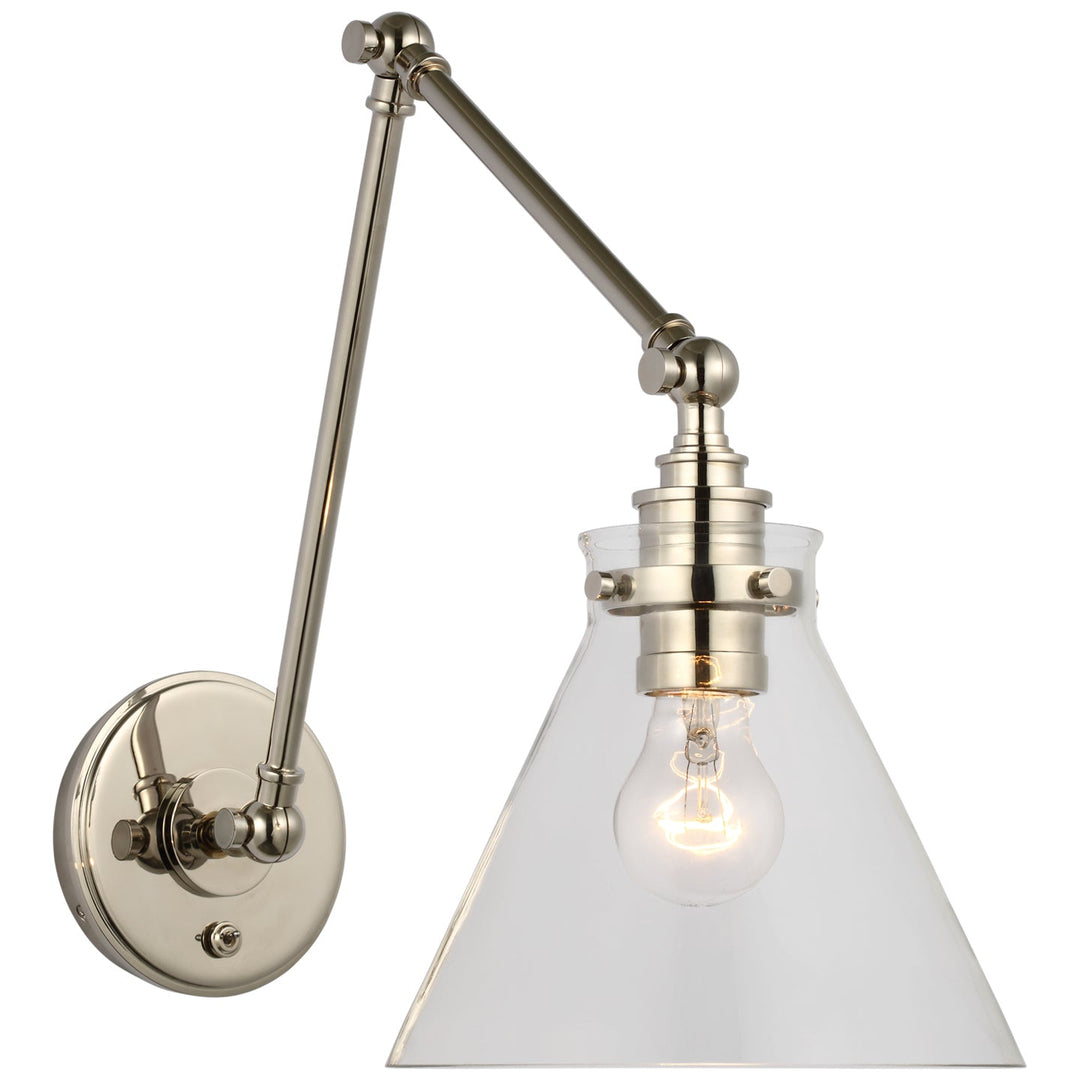 Visual Comfort Signature Parkington Swing Arm Library Wall Light (view 4)