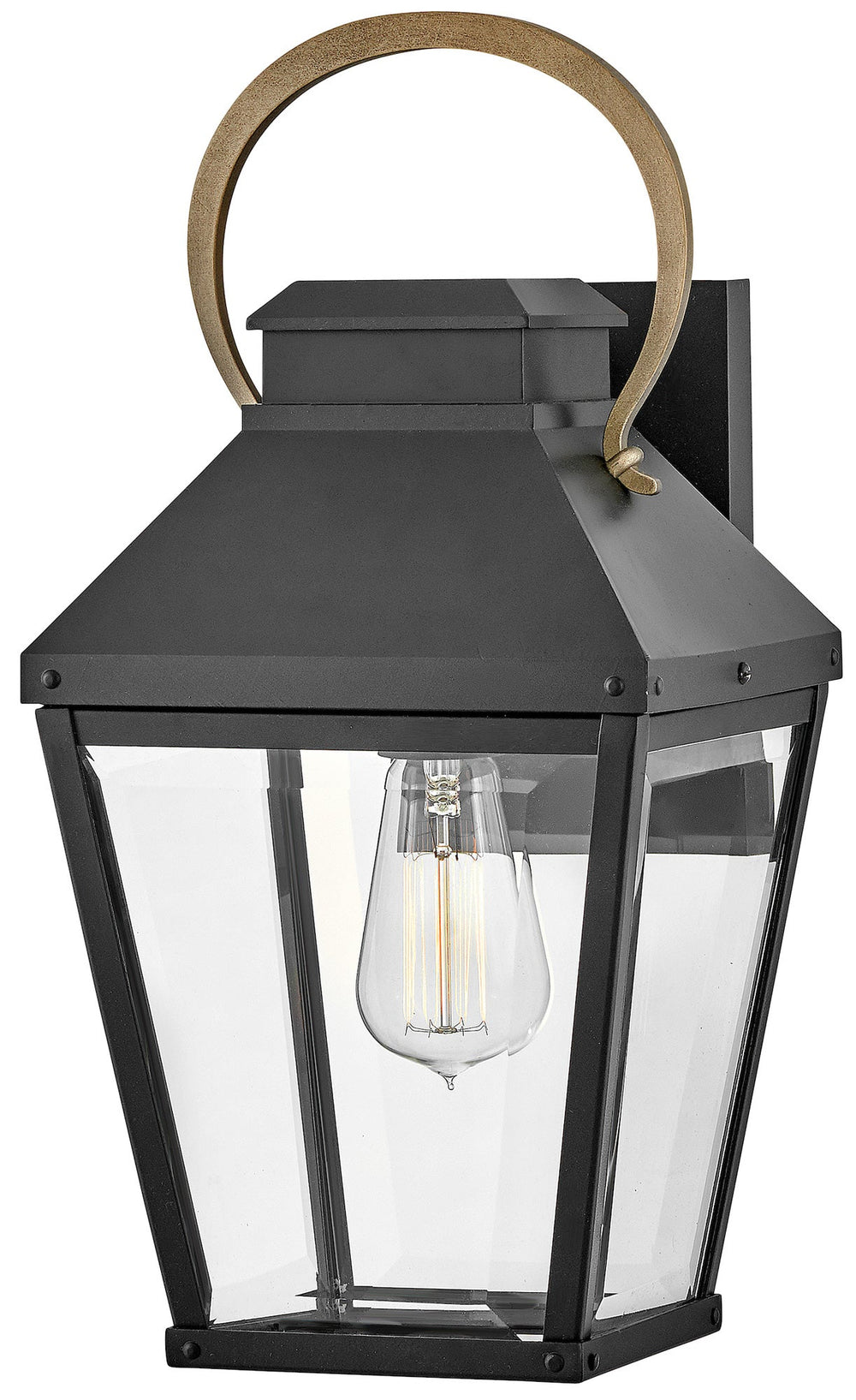 Hinkley Dawson Outdoor Wall Sconce in Black
