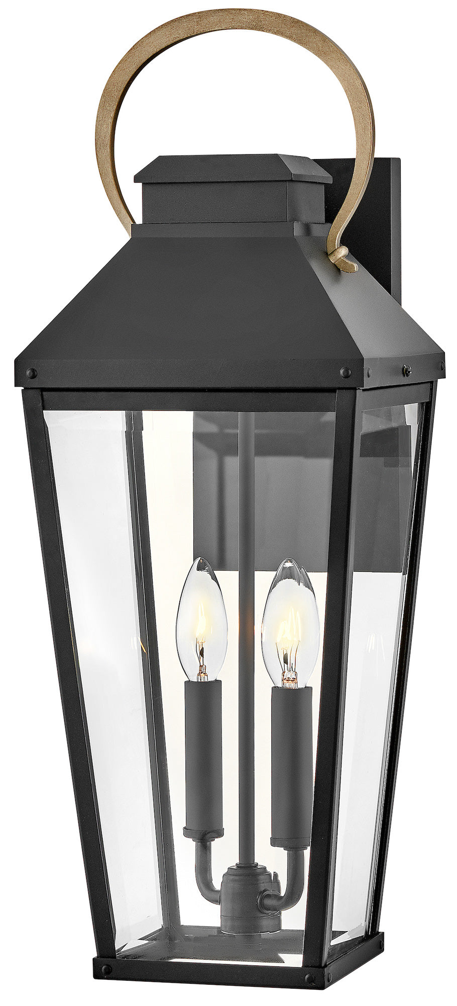 Hinkley Dawson Outdoor Wall Sconce in Black (view 2)