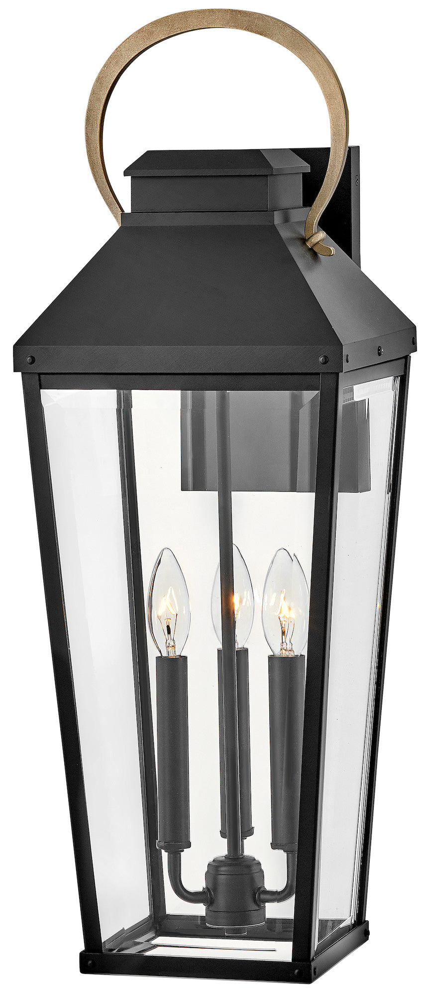 Hinkley Dawson Outdoor Wall Sconce in Black (view 3)