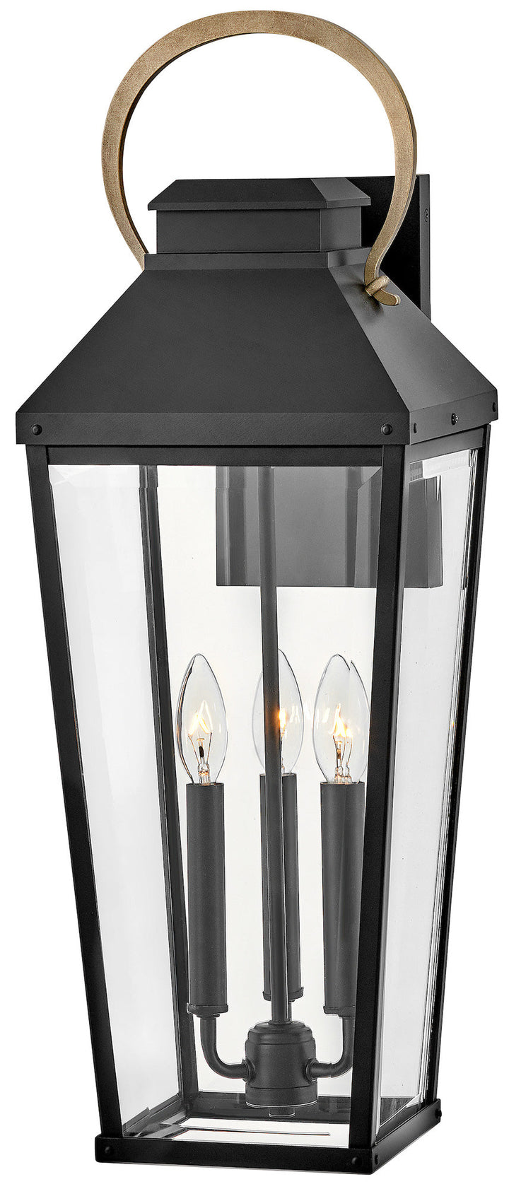Hinkley Dawson Outdoor Wall Sconce in Black (view 3)